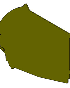 Plastic partition pluggable f/welded stillage BDColony2+CN